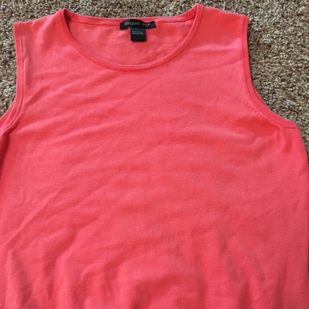 August Silk Sleeveless Top